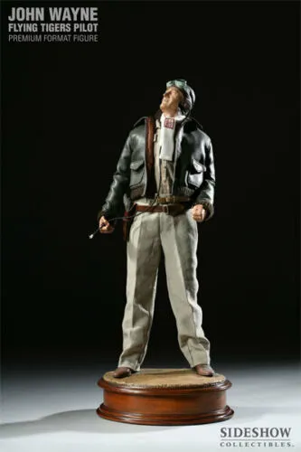 1/4 Scale - John Wayne Flying Tiger Pilot Statue - MINT IN BOX