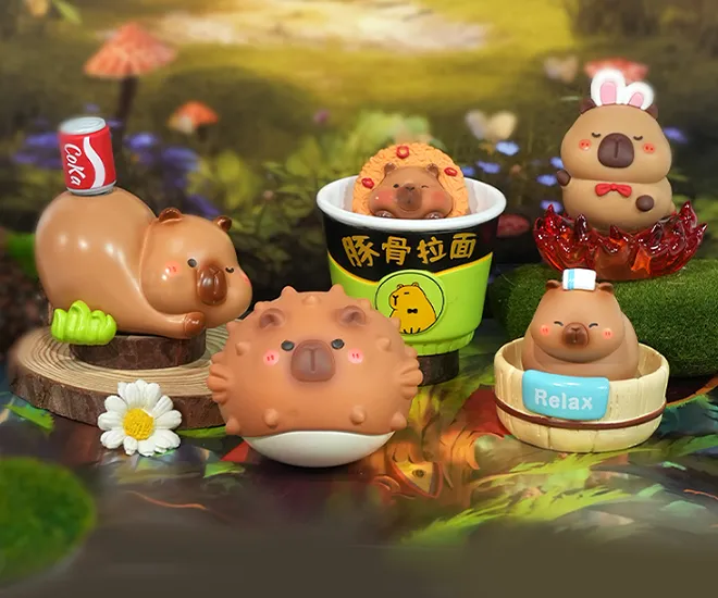 71045 CAPYBARA SPINNER FIGURINE BLIND BOX-4