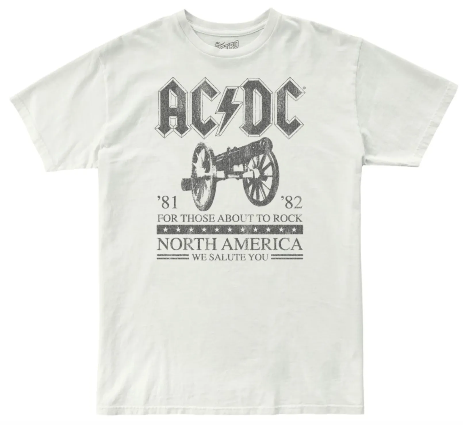 AC/DC North American Tour 100% Cotton Tee