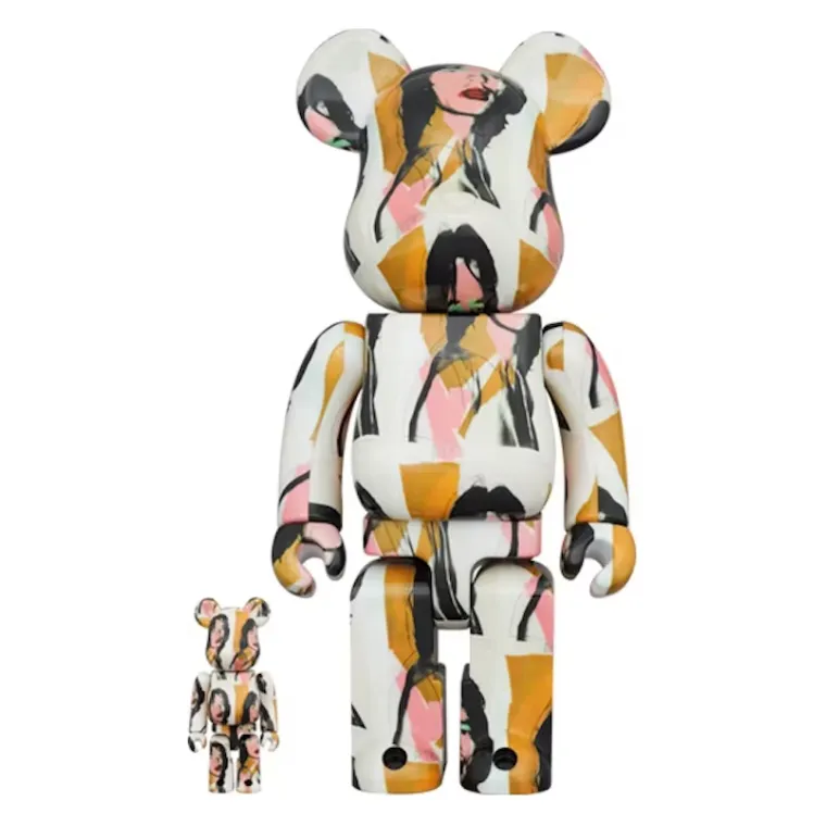 Bearbrick x Andy Warhol x The Rolling Stones Mick Jagger 100% & 400% Set