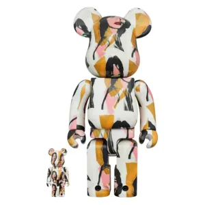 Bearbrick x Andy Warhol x The Rolling Stones Mick Jagger 100% & 400% Set