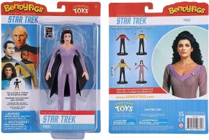 BendyFigs Star Trek The Next Generation Troi 7 Inch Figure