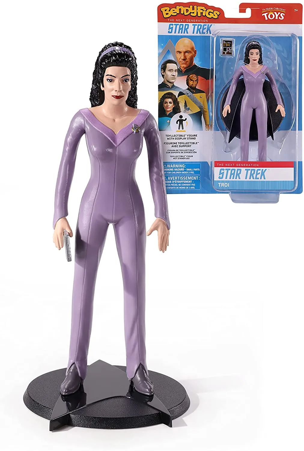 BendyFigs Star Trek The Next Generation Troi 7 Inch Figure
