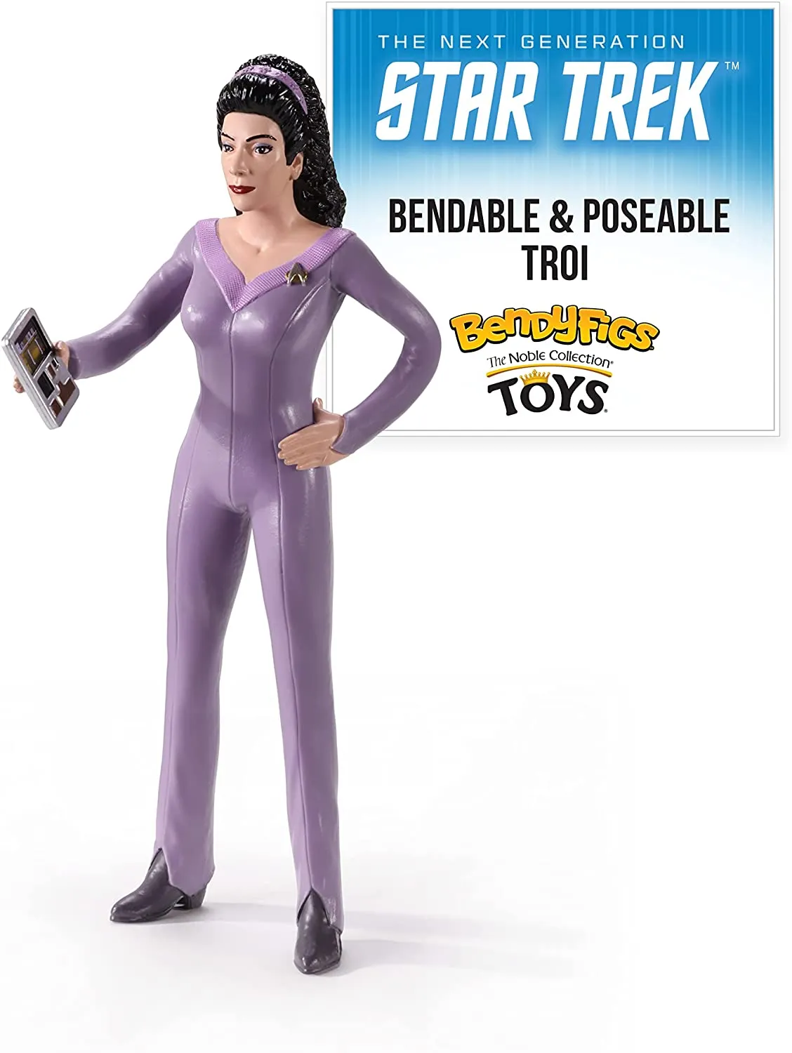 BendyFigs Star Trek The Next Generation Troi 7 Inch Figure