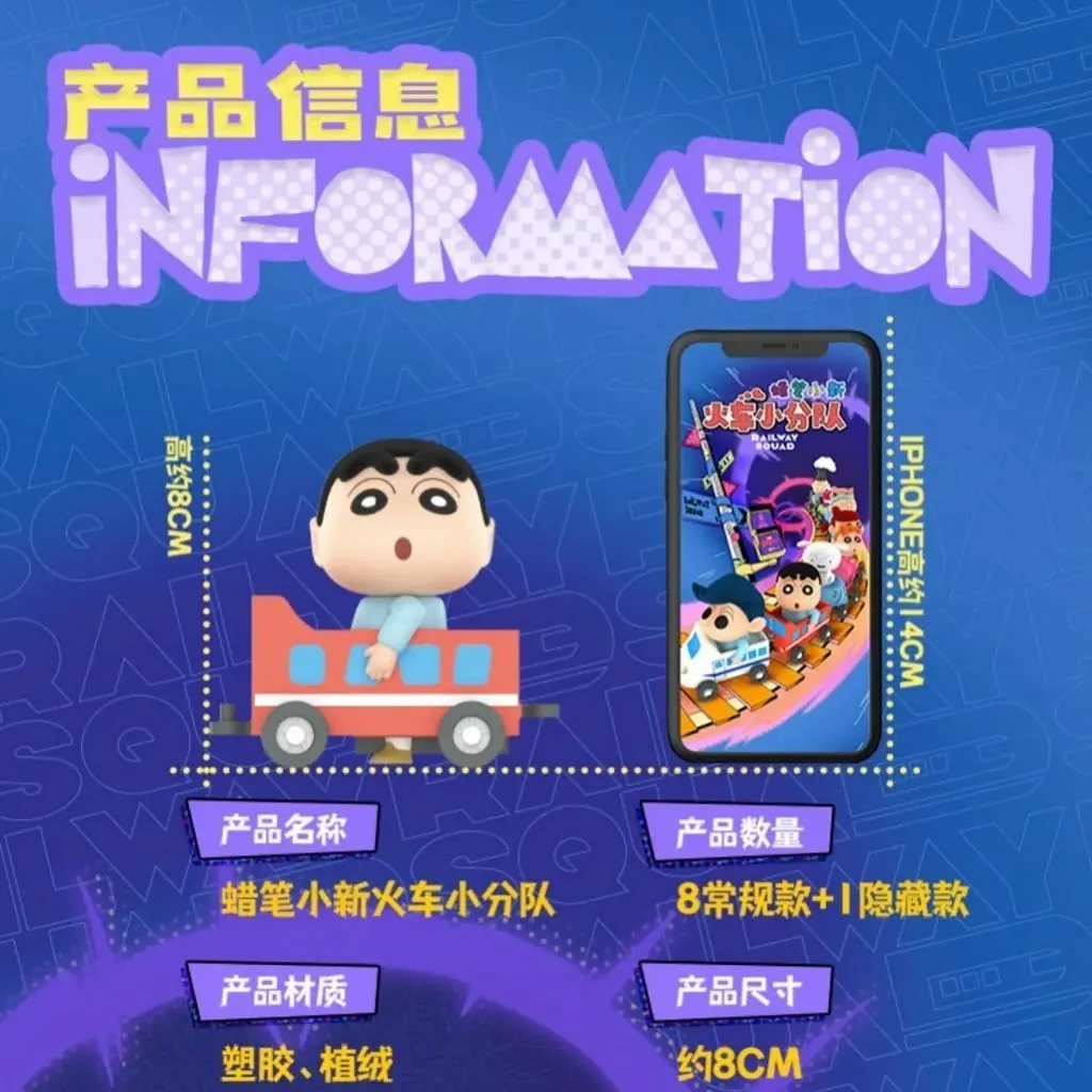 Crayon Shinchan Railway Squad Blind Box