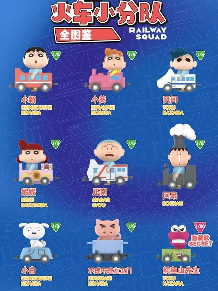 Crayon Shinchan Railway Squad Blind Box