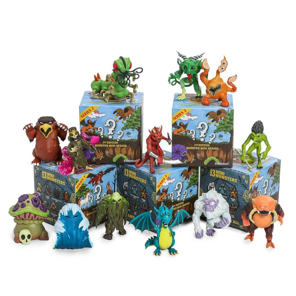 Dungeons & Dragons (1st Ed) 3" Blind Minis Vinyl Figures Case of 24 - Kidrobot