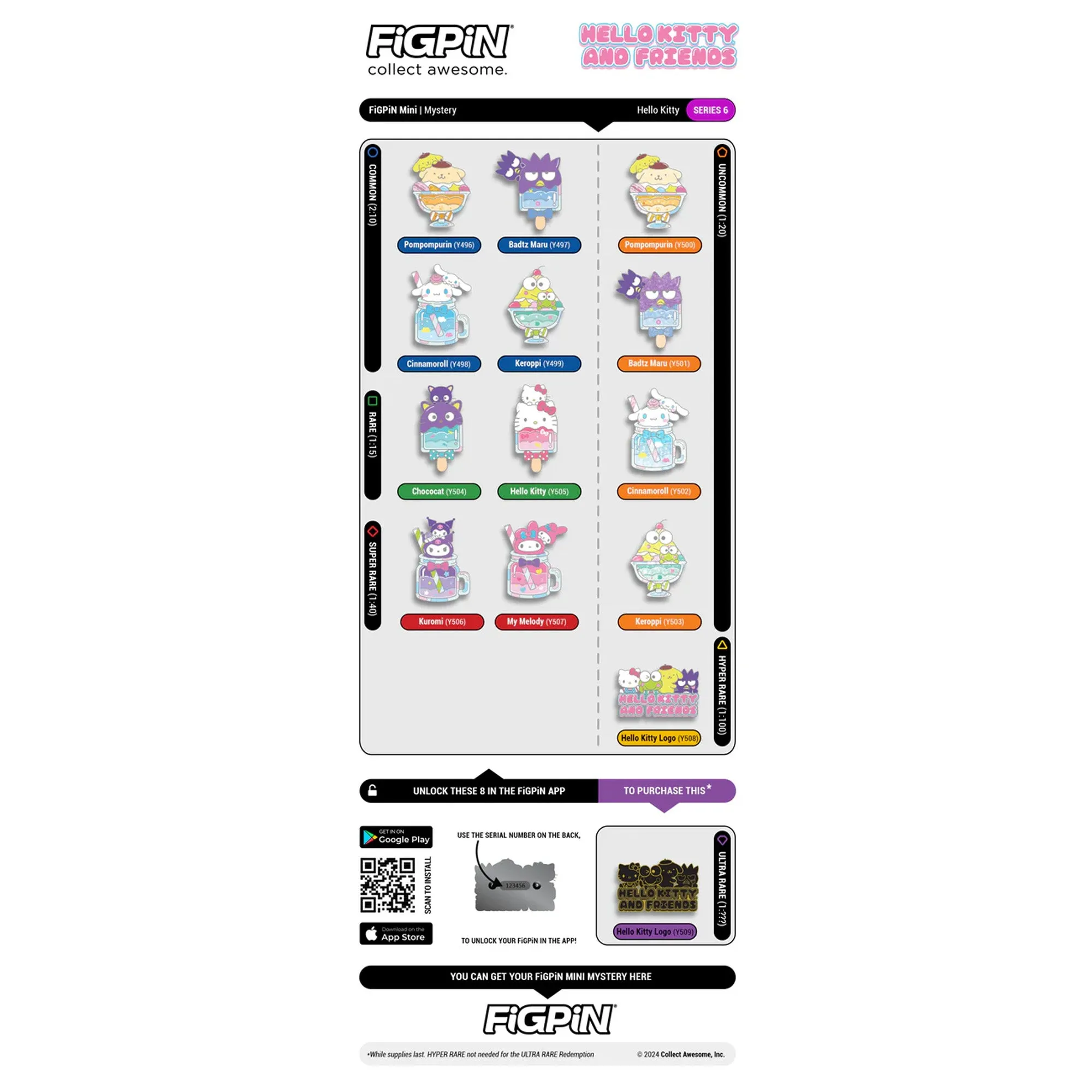 FigPin - Hello Kitty Mystery Series 6