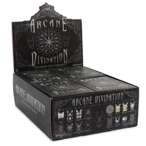 Kidrobot Arcane Divination Dunny Enamel Pin Series Case