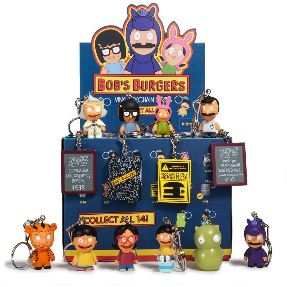Kidrobot Bob's Burgers Vinyl Keychain Series: (1 Blind Box)