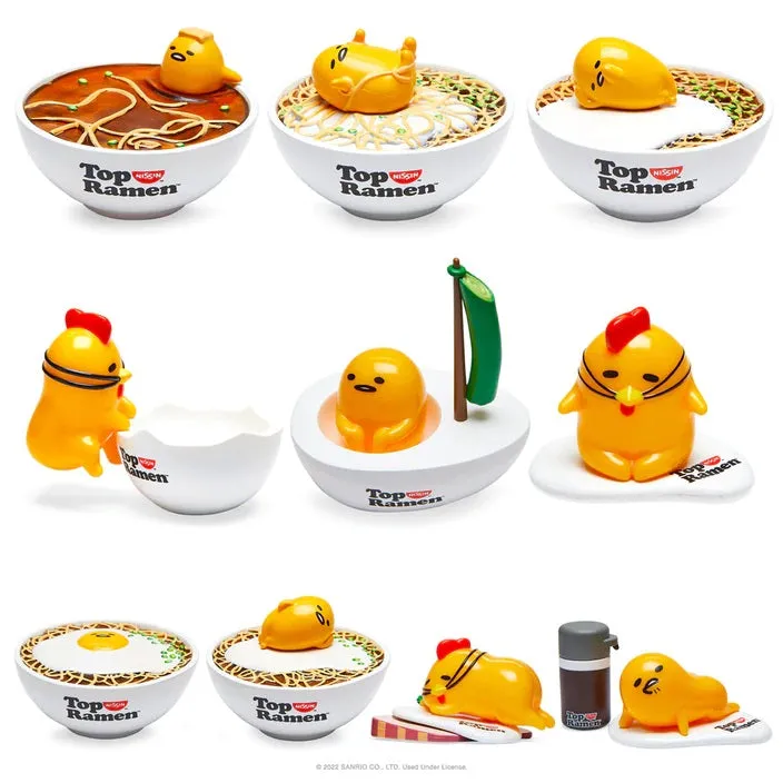 Kidrobot Nissin Top Ramen X Gudetama Mini Figure Series: (1 Blind Box)