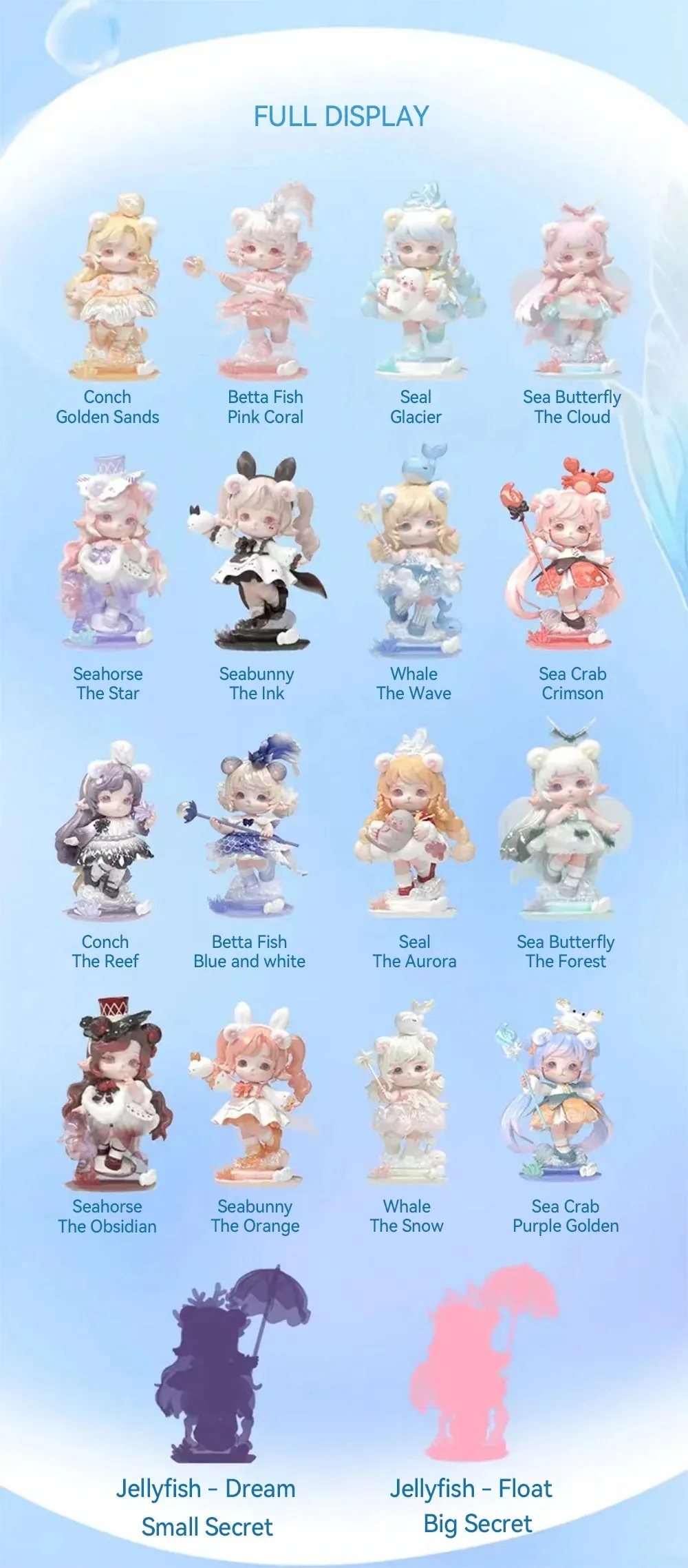 MiMia Mystery Ocean Series 2 Blind Box For Age 15 