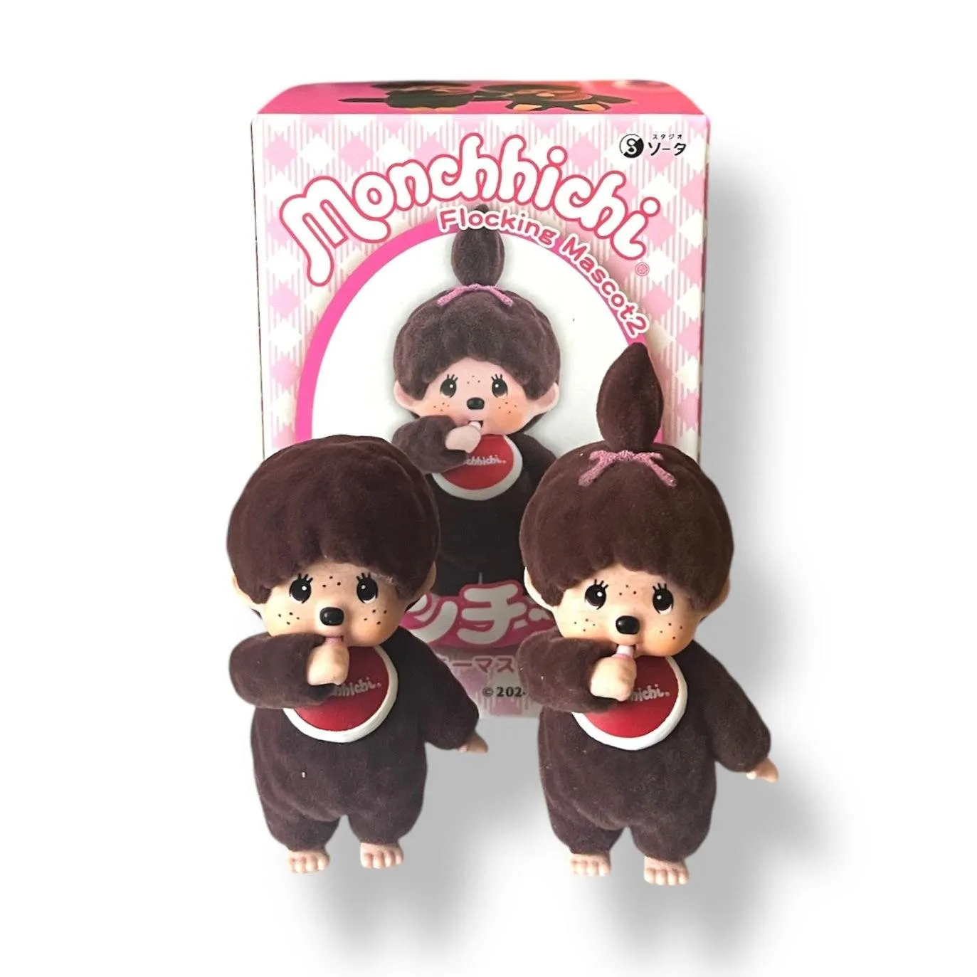 Monchhichi - Monchhichi Flocking mascot Blind Box (Single Piece)