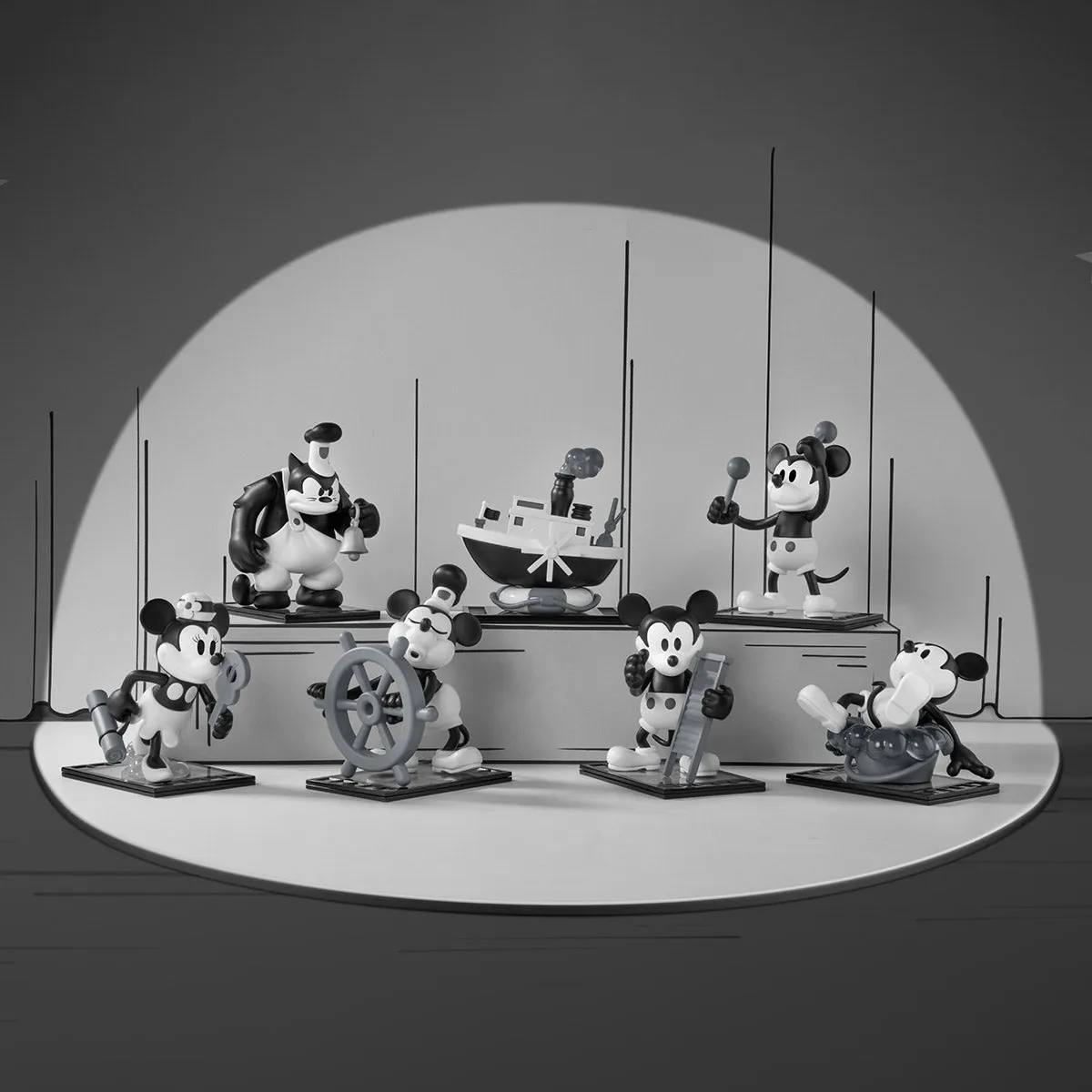 POP MART Disney Steamboat Willie Series Figures [1 Blind Box]