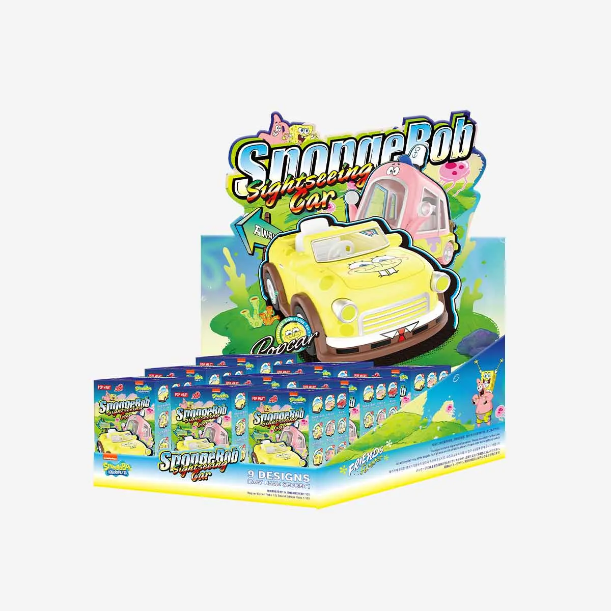 POP MART SpongeBob Sightseeing Car Series Vehicles [1 Blind Box]