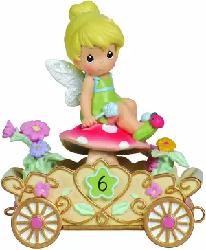 Precious Moments, Disney Showcase Collection,Disney BIrthday Parade, 6 Tinkerbell