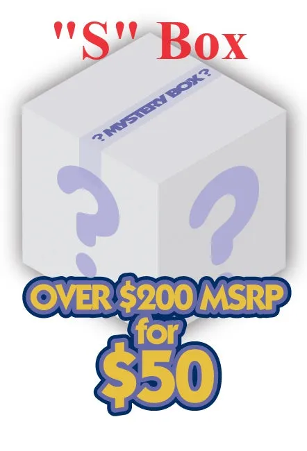 "S" Box -$210 MSRP Mystery Box (6 Games) ALL NEW INVENTORY!