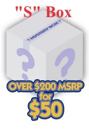 "S" Box -$210 MSRP Mystery Box (6 Games) ALL NEW INVENTORY!