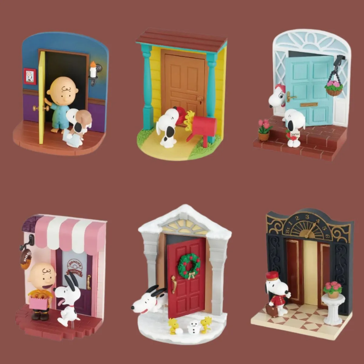 [Re-Ment] Snoopy Door Story (Box of 6)