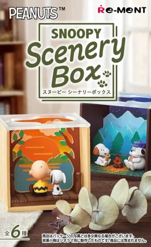 Re-Ment - Snoopy Scenery Box (Box of 6)