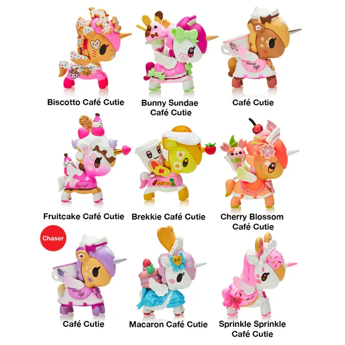 Tokidoki Cafe Cuties Unicorno: (1 Blind Box)