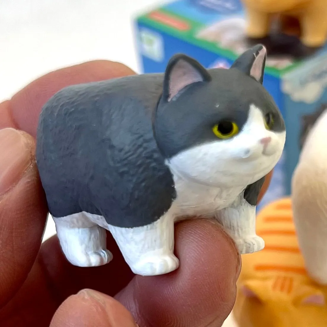 X 70763 CAT PYRAMID FIGURINES BLIND BOX-DISCONTINUED